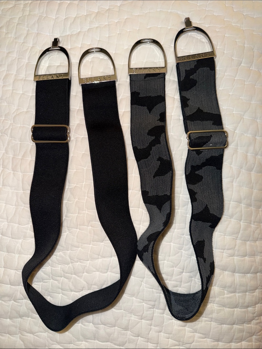 Lot of two Ellany equestrian belts